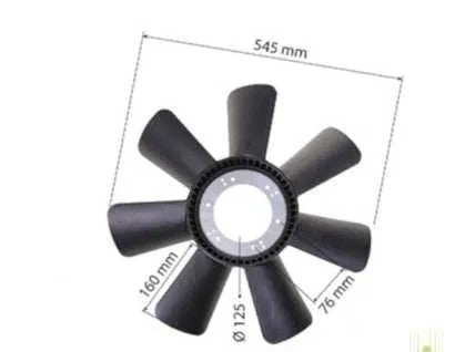 Elice Ventilator Tractor Case IH R5A1