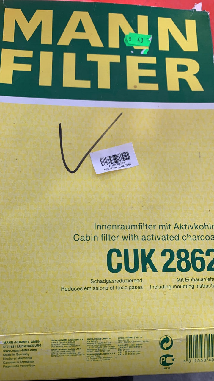 Filtru Mann CUK 2862 (Polen)