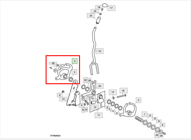 Furca John Deere AL117583