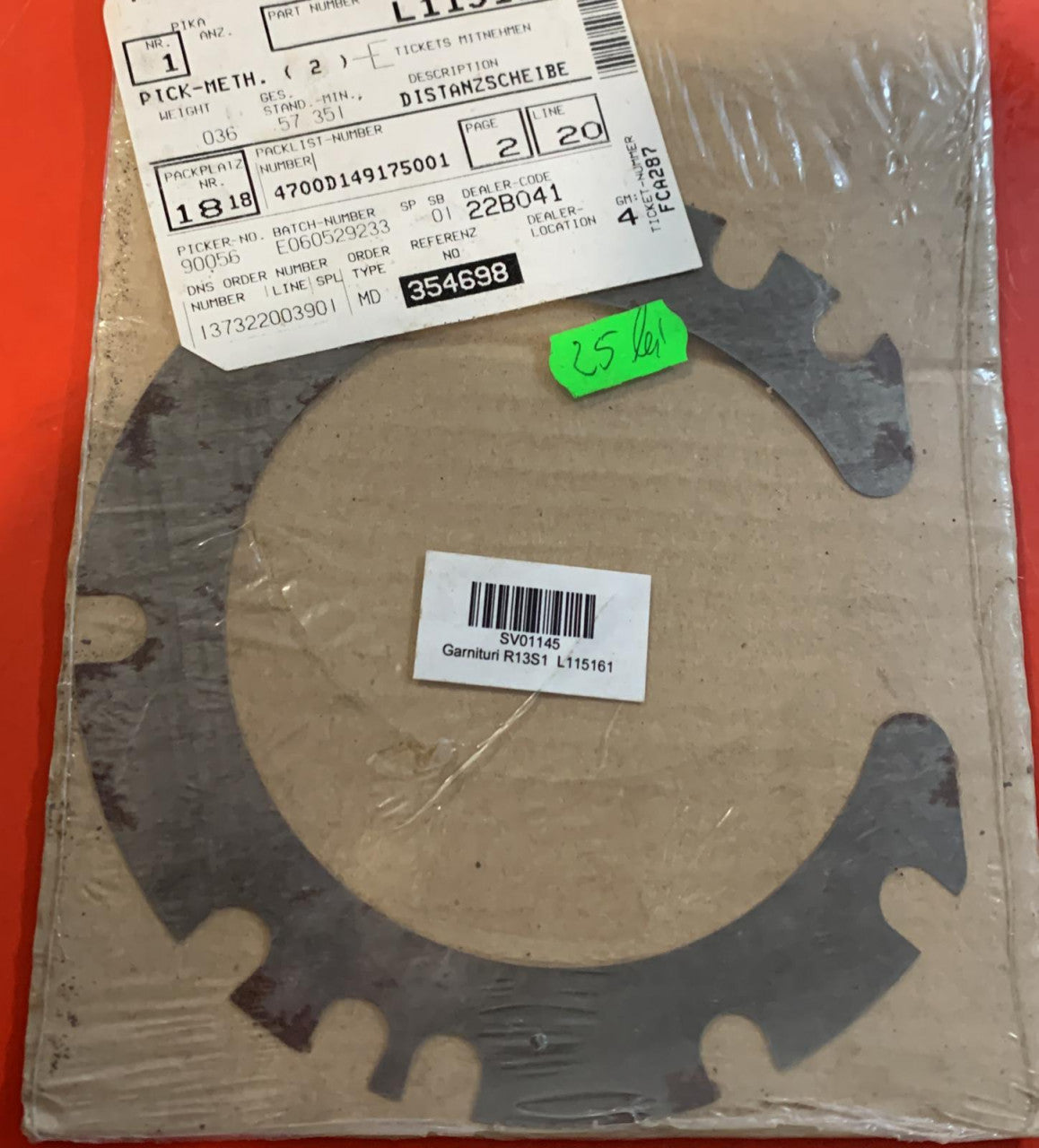 Garnitura John Deere L11561