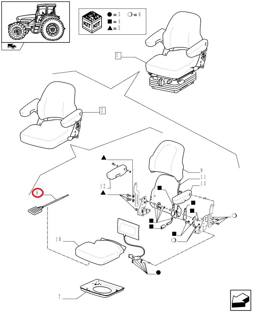 Kit Case IH 47127912