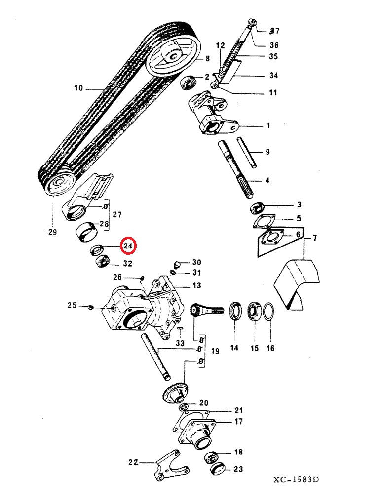 Semering 3159054R1, 30x62x10